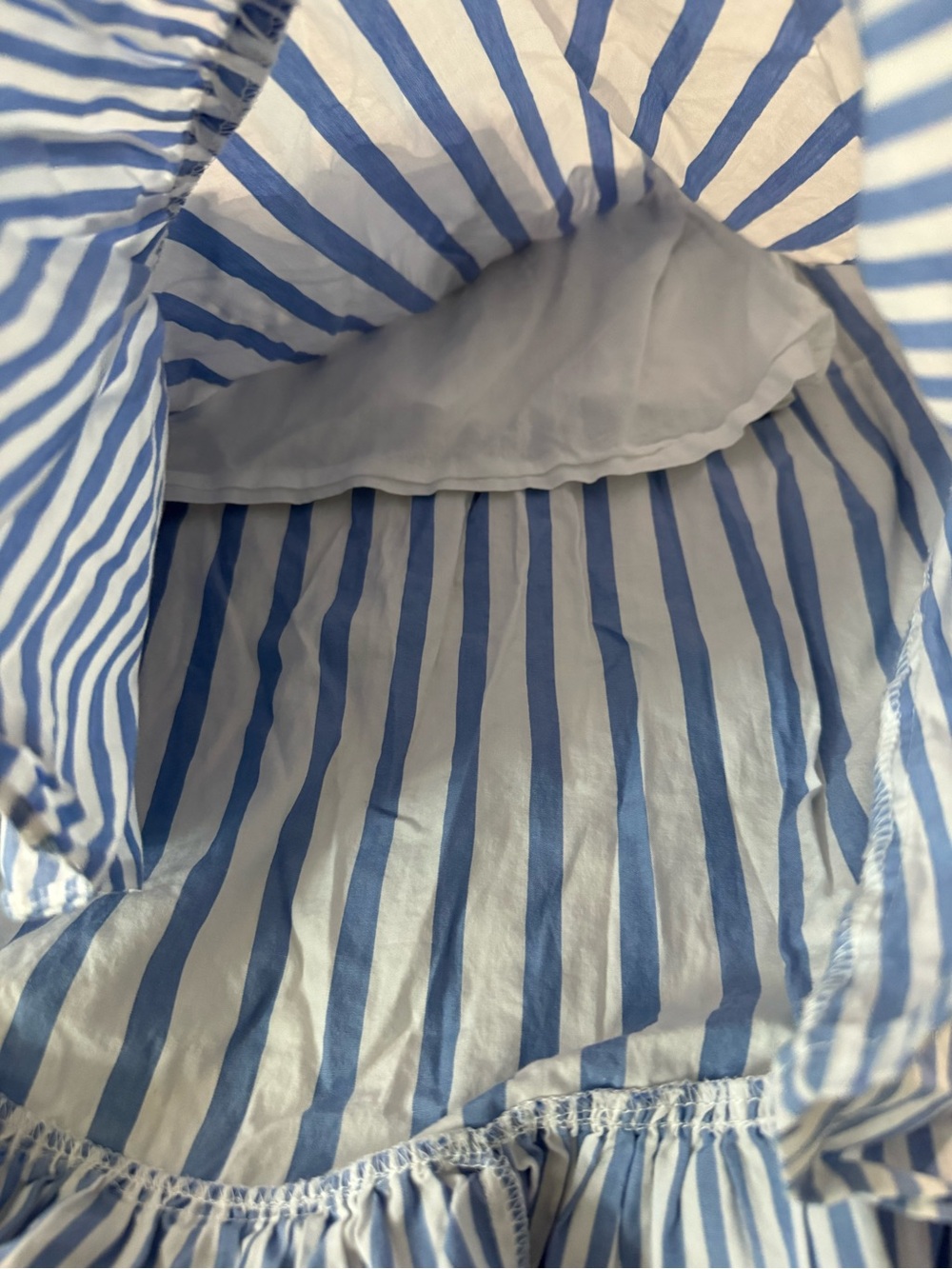 Who What Wear Blue and White Striped Skirt Size Large E01 - Picture 5 of 5